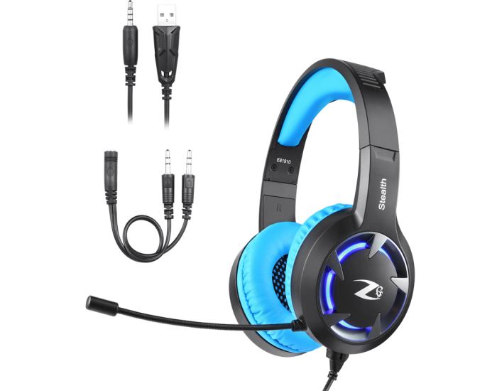 ZOOOK WIRED GAMING HEADPHONE USB POWERED (STEALTH)